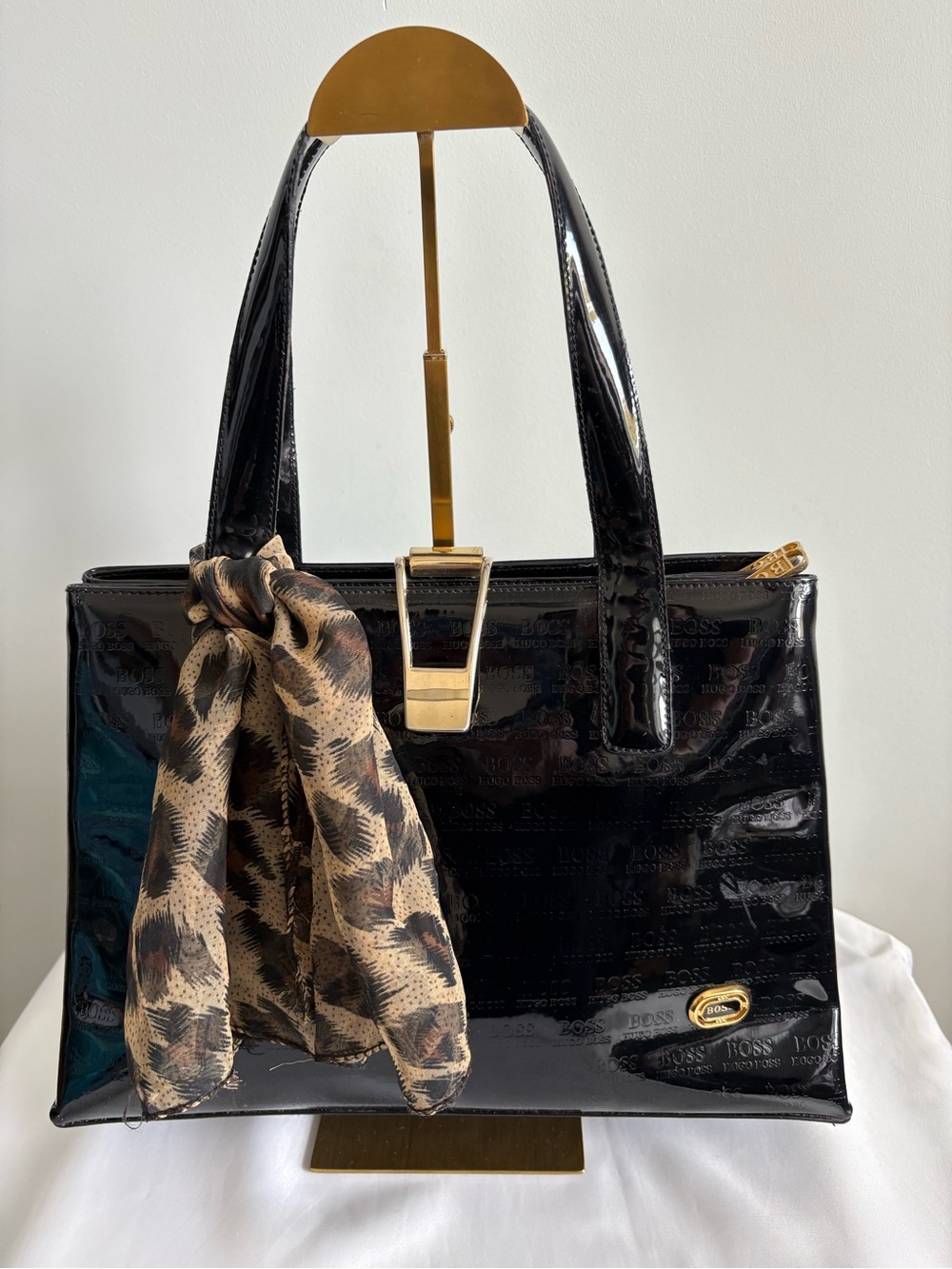 Hugo Boss Black Patent Purse